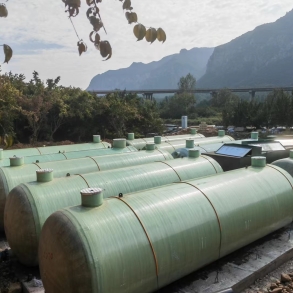 玻璃钢卧式容器